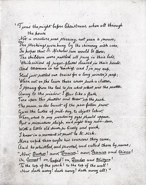 The Poems (We Think) We Know: “The Night Before Christmas”